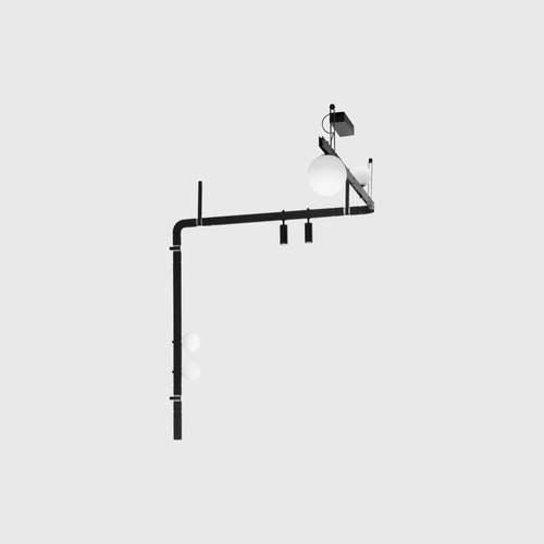 Matte Black Stant Wall Light