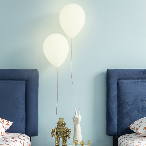 White Balloon Wall Light
