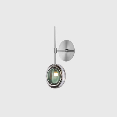 Dark Green Lens Wall Light
