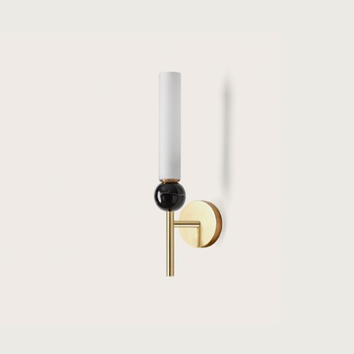 Aged Gold / Black Delie Wall Light
