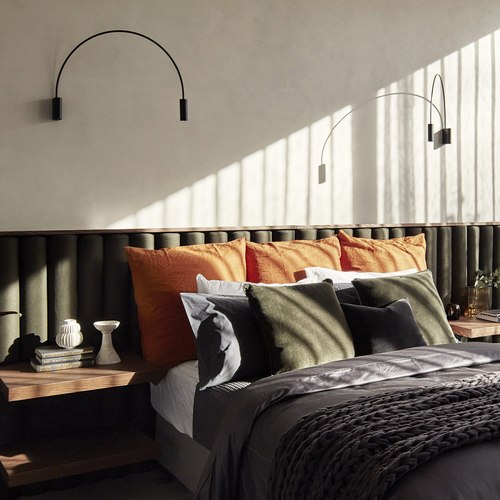 Black/Black Volta Wall Light