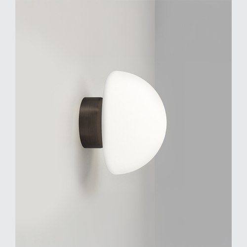 Dark Bronze Dome Deco Wall Light