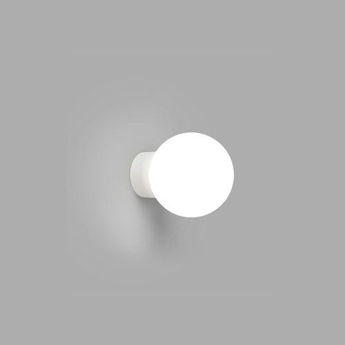 White Orb Deco Wall Light