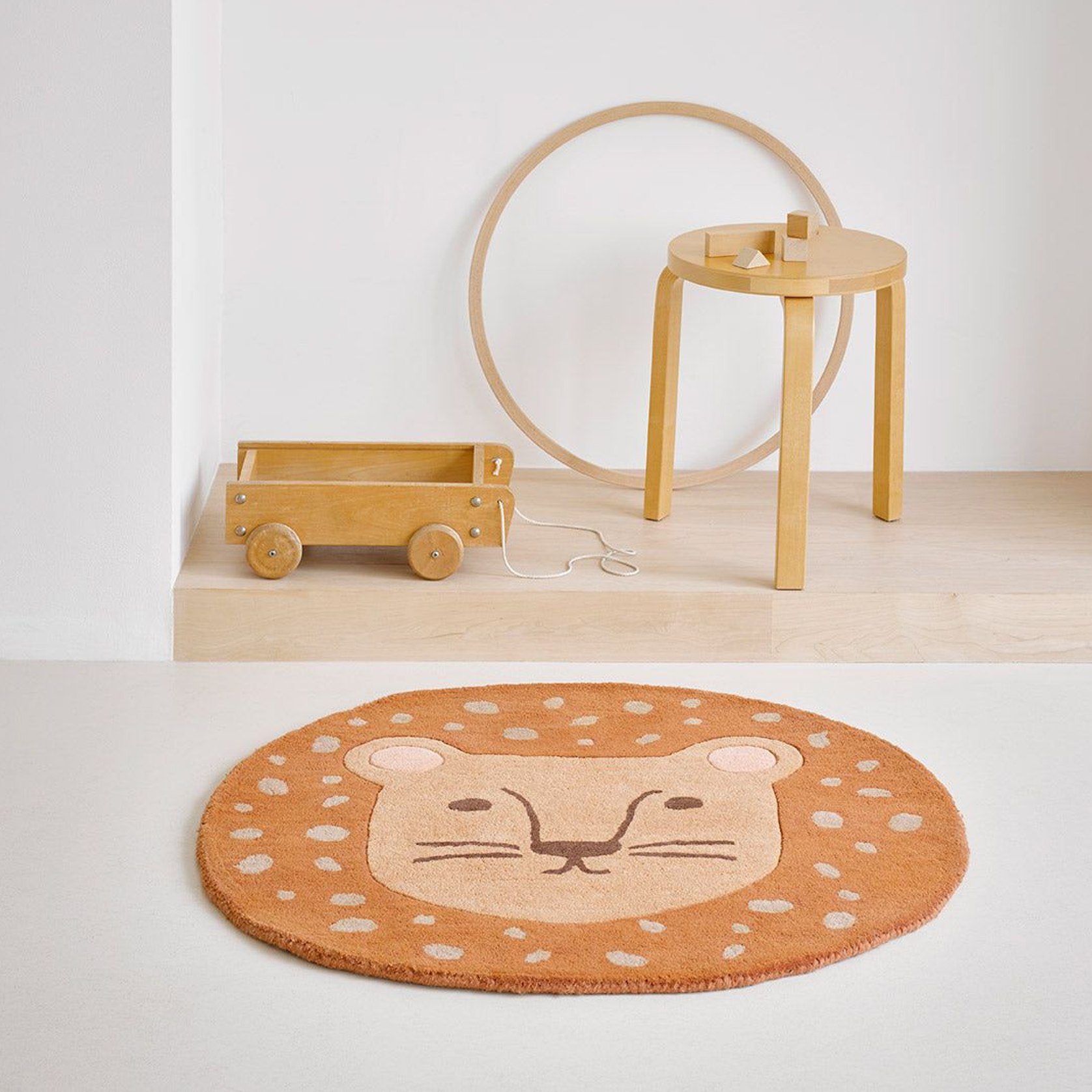 Lion Children's Floor Rug B&C Kids Décor ArchiPro NZ