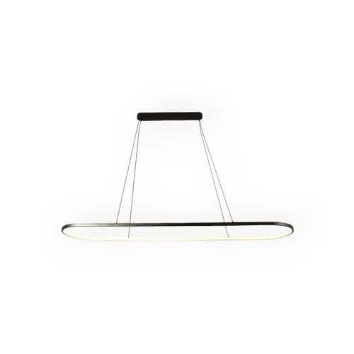 Black Halo Linear Pendant Light