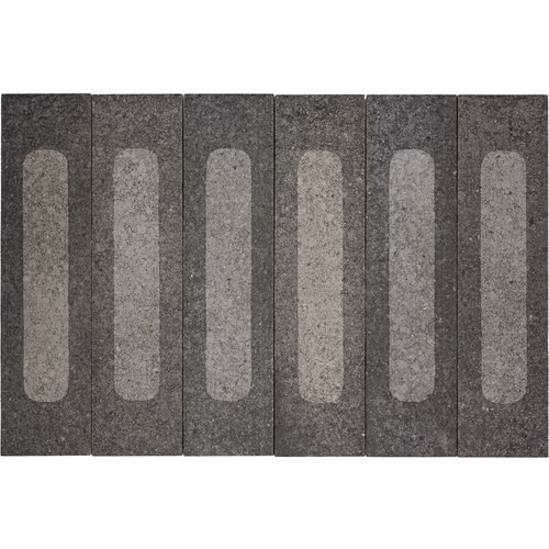 Black Cinder Brick Pepper 3D | Perini Tiles