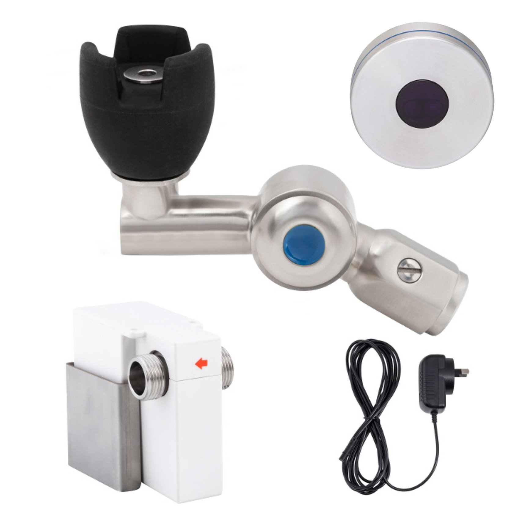 45 Degree Silicone Mouthguard Bubbler with HobMount Sensor ArchiPro NZ