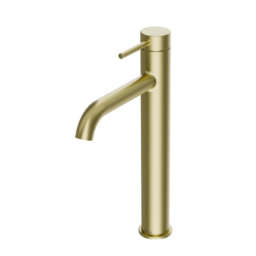 Brushed Brass Nature Tall Basin Mixer Range