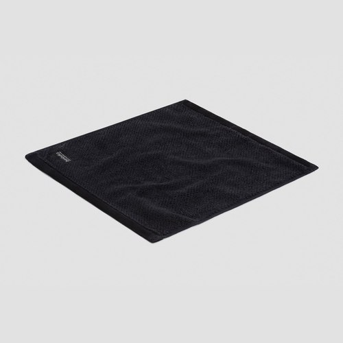 Black Jacquard Face Washers