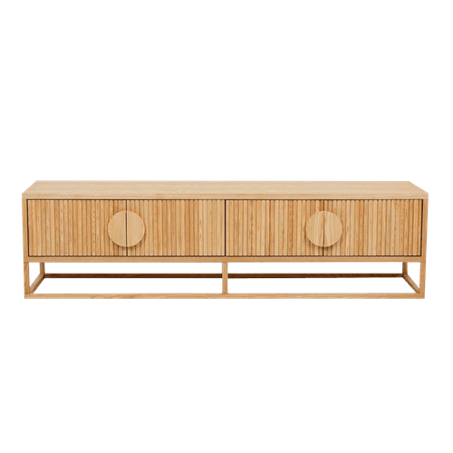 Natural Ash Soren Liv | Benjamin Ripple Entertainment Cabinet