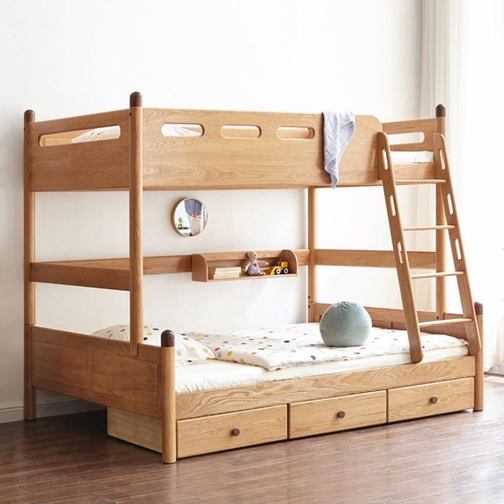 Urban Kidz Oak Bunk Bed ArchiPro NZ