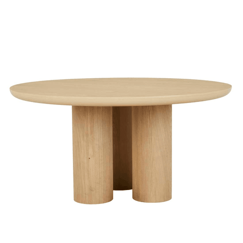 Natural Oak Seb Round Dining Table