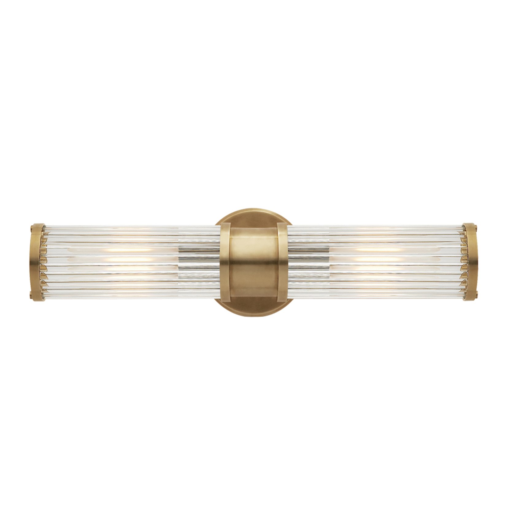 Allen Double-light Sconce – Brass 