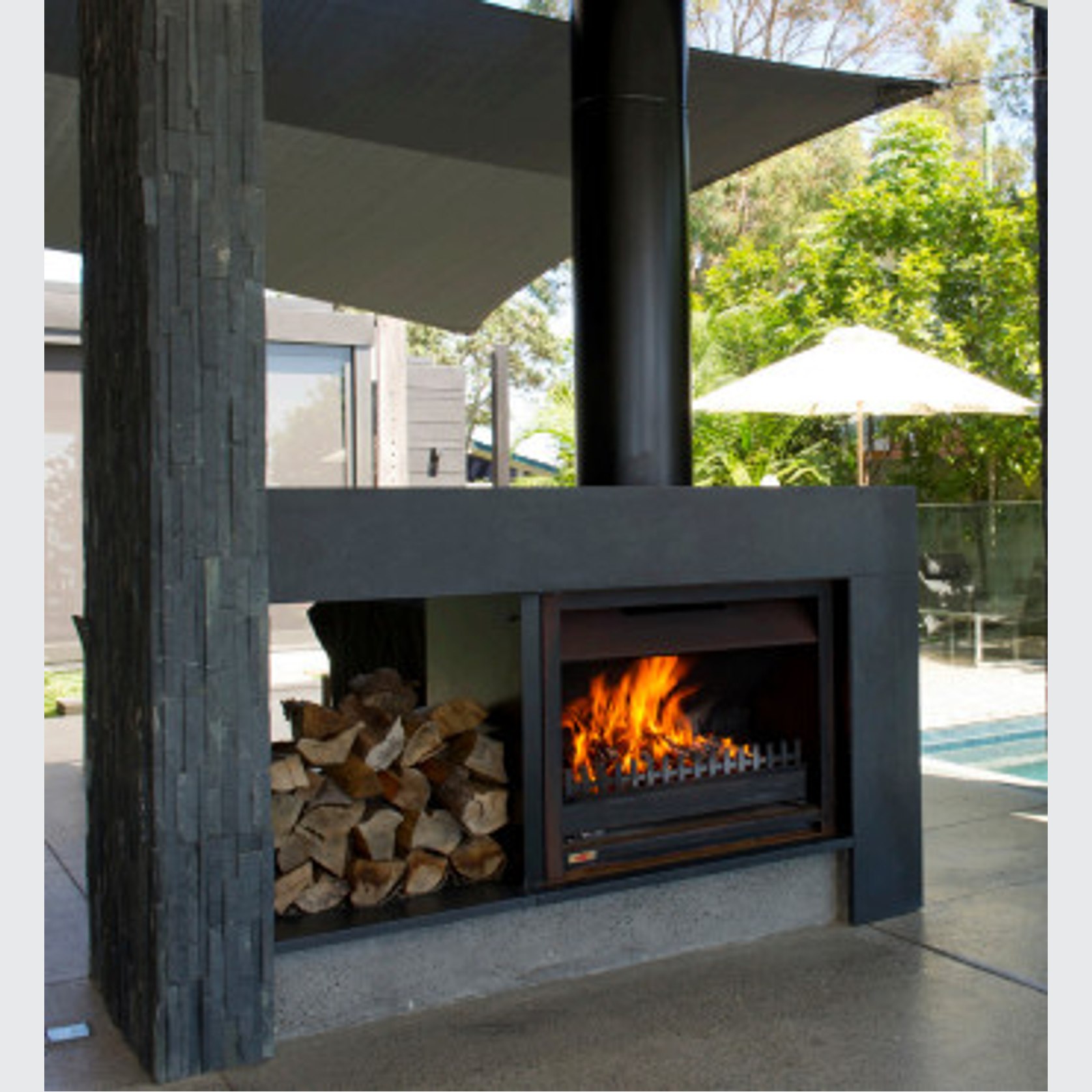 Jetmaster Alfresco Outdoor Wood Fire ArchiPro NZ