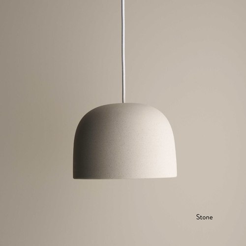 Stone Ceramic Pendant Bell Light Small