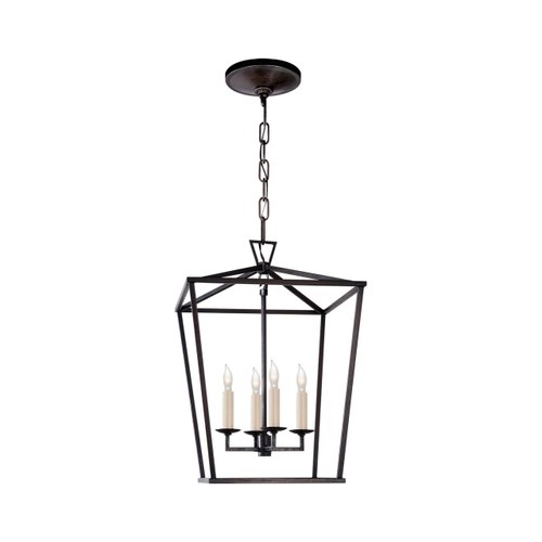 Aged Iron Visual Comfort E. F. Chapman Darlana Small Lantern