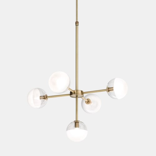 Natural Molecola 5lt Pendant Light