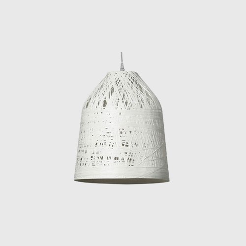 White Black Out Pendant Light