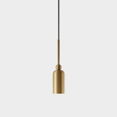 Natural Brass Madame Pendant Light