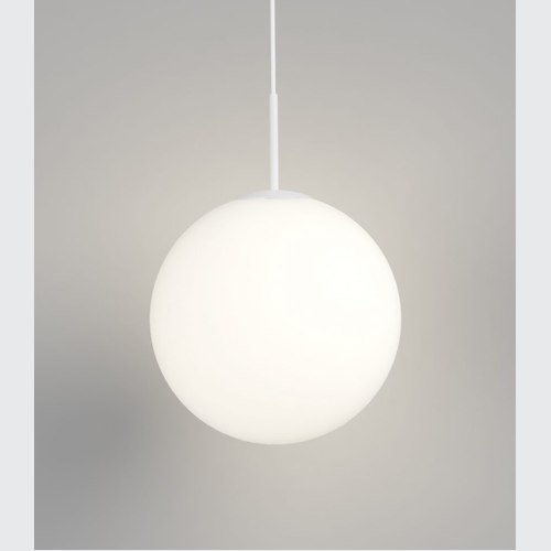 Textured White Orb Max Pendant Light