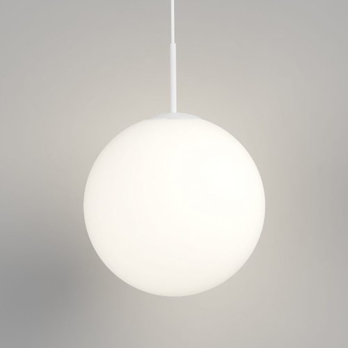 Textured White Orb Max Pendant Light