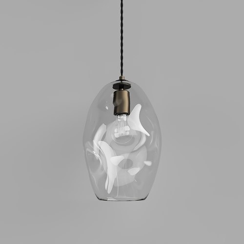 Iron Organic Pendant Light