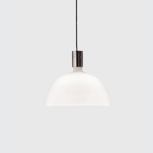 Chrome/White Albini AM/AS Pendant Light