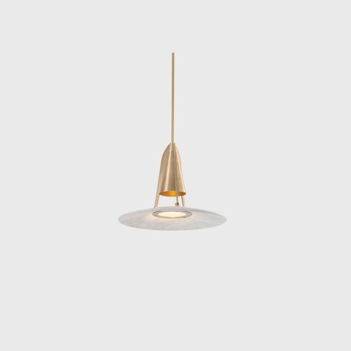 Satin Brass Aragon Pendant Light