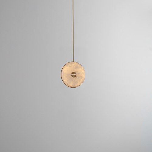 Brushed Gold Beran Vertical Pendant Light