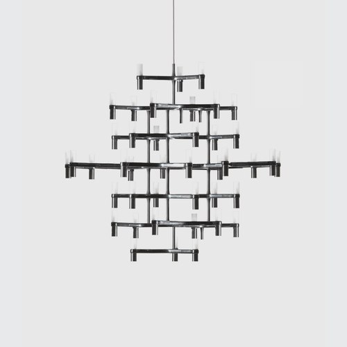 Polished Aluminium Crown Magnum Pendant Light