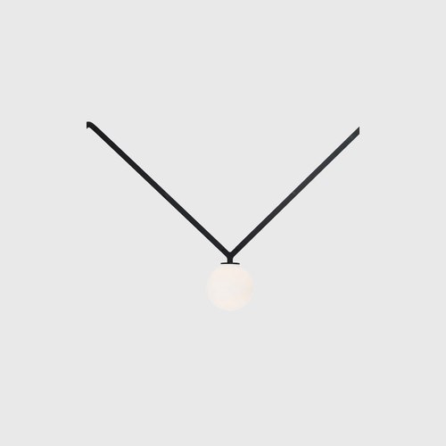 Black/White Dabliu Pendant Light