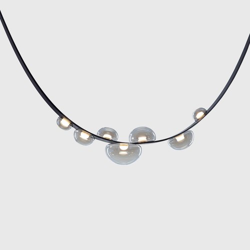 Black Dew Drops Pendant Light