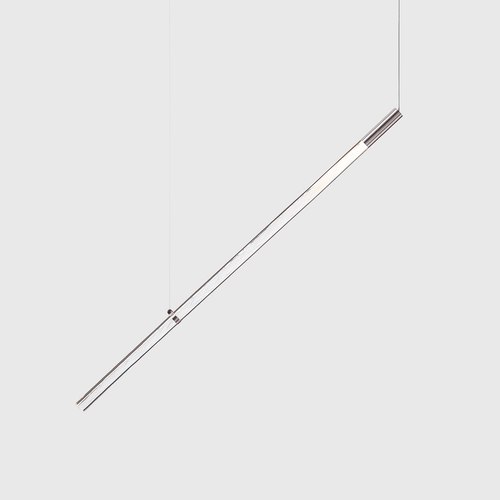 Brushed Silver Flare Pendant Light