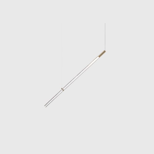 Brushed Gold Flare Pendant Light