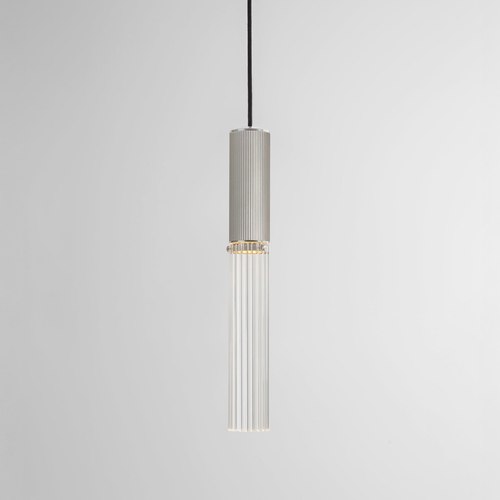 Satin Nickel Flume Pendant Light