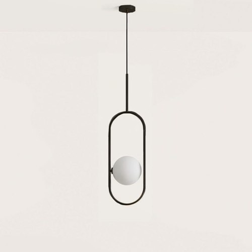 Matte Black Abbacus Pendant Light