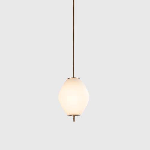 Antique Brass Nova Tall Pendant Light
