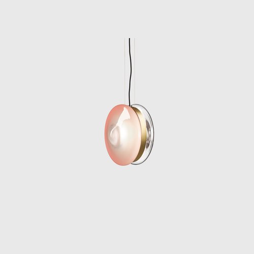 Clear/Venus Pink Orbital Pendant Light