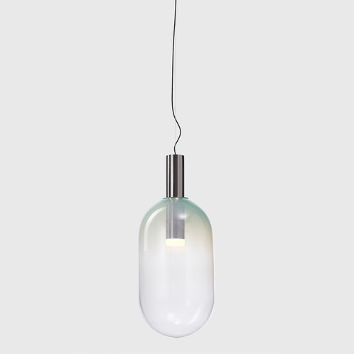 Brushed Silver Phenomena Capsule Pendant Light