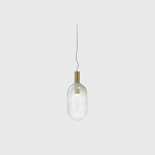 Brushed Gold Phenomena Capsule Pendant Light