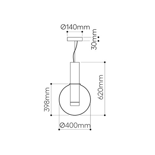 Clear Phenomena Small Pendant Light