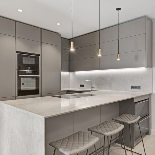 Black/Satin Gold Volta Pendant Light