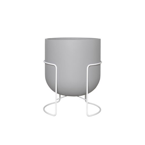 Matte Grey / White Bodo Planter Stands