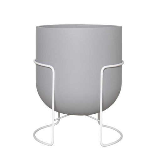 Matte Grey / White Bodo Planter Stands