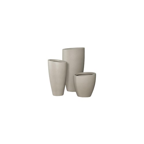 Grey Stone Glen Iris Angled Vase