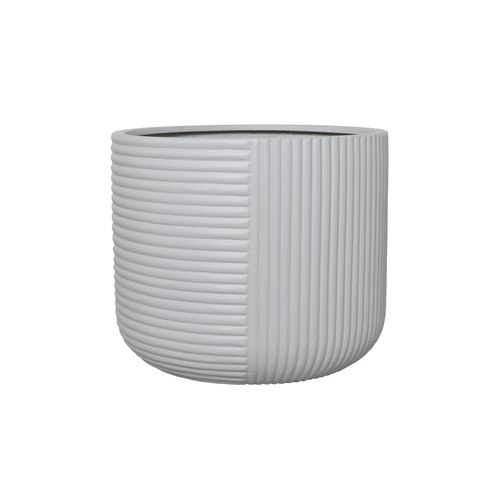 Matte Grey Gothenburg Lined Cylinder