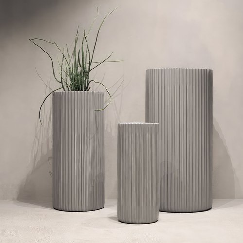 Clay Hibernate 90 Degrees Tall Ribbed - Clay