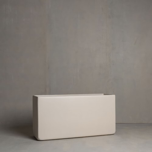 Stone Hibernate Low Line Planters - Stone