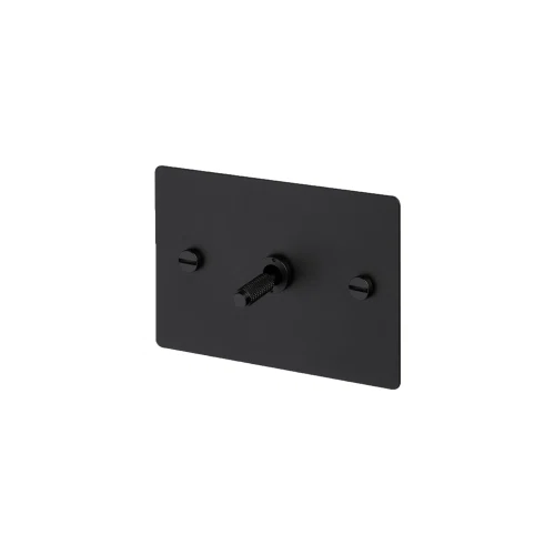 Black 1 Gang Toggle Switch