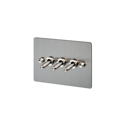 Stainless Steel 3 Gang Toggle Switch